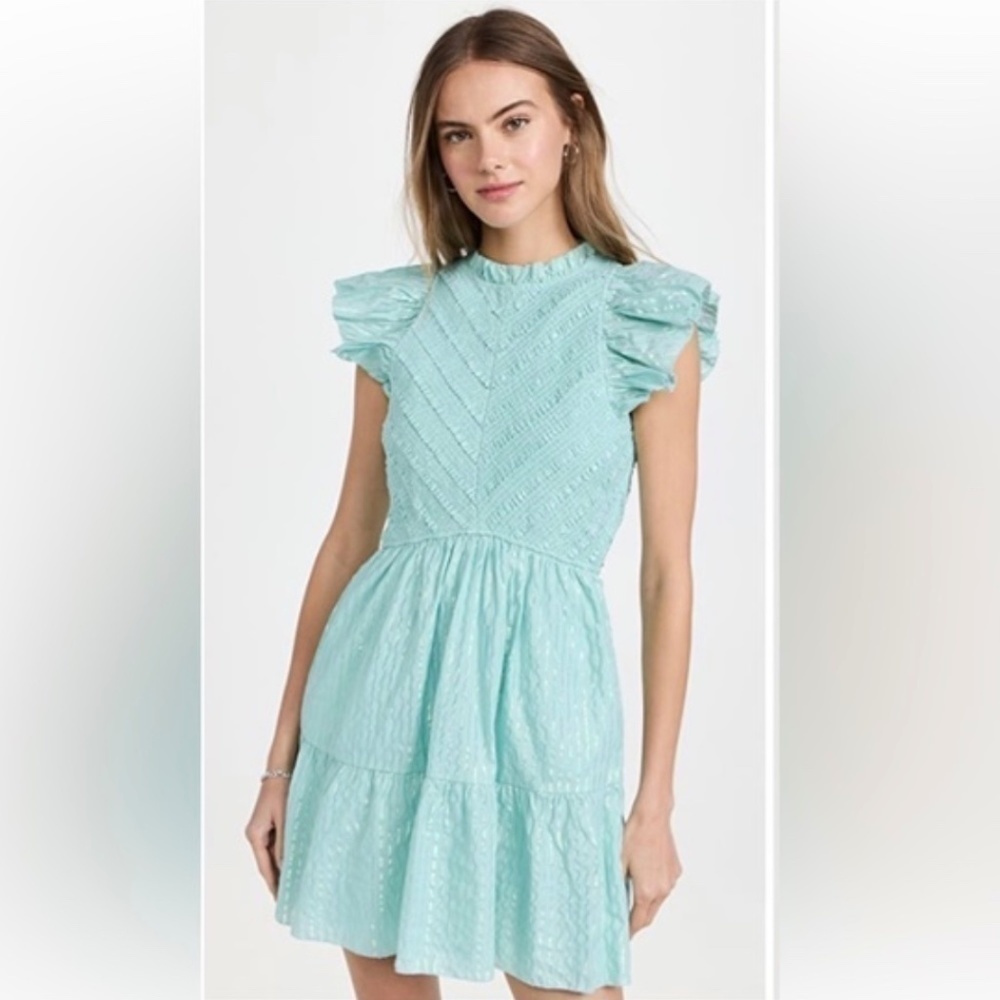 NEW SAYLOR Carraway Dress Aqua NWOT Size S